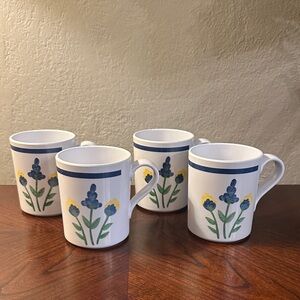 Dansk San Nicola Melamine Floral Mugs - Set of 4
